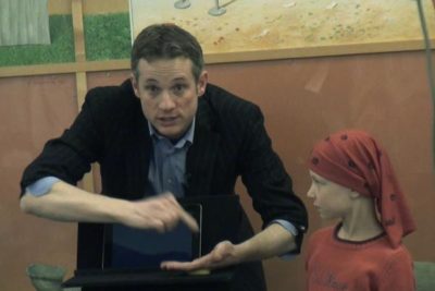 Simon Pierro im Kinderkrankenhaus