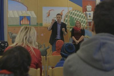Simon Pierro im Kinderkrankenhaus