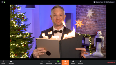 Der Show Act für Ihre Virtuelle Weihnachtsfeier - Simon Pierro