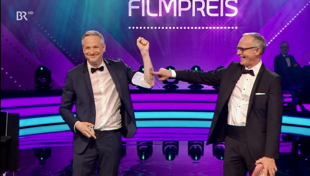 Digitalmagier Simon Pierro begeistert mit seiner Tattoo App auf dem Bayerischen Filmpreis 2022