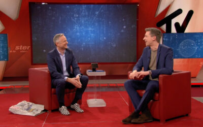 Magier Simon Pierro bei stern TV mit Moderator Steffen Hallschka