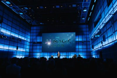 Keynote Speaker Simon Pierro ZKM Karlsruhe AI Magic Show Logo
